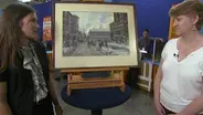 Appraisal: John Whorf "Copley Square" Watercolor, ca. 1940
