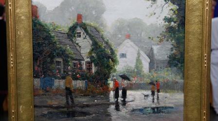 Video thumbnail: Antiques Roadshow Appraisal: Anthony Thieme Oil on canvas "Rainy Day," ca. 193
