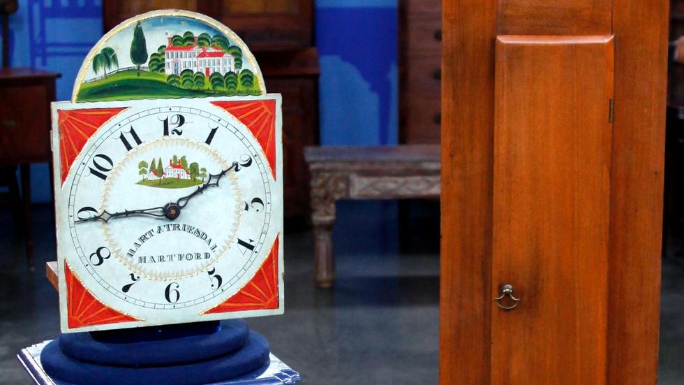 S17 Ep7: Appraisal: Hart & Truesdale Wooden Works Tall Clock image