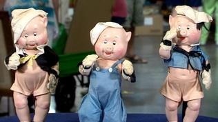 Web Appraisal: Three Madame Alexander Pigs, ca. 1939