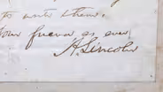 Appraisal: 1860 Abraham Lincoln Signed Letter