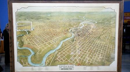 Video thumbnail: Antiques Roadshow Appraisal: 1905 Spokane Bird's-Eye View Lithograph