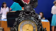 Appraisal: French Figural Clock, ca. 1880