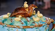 Appraisal: George Jones Majolica Game-Pie Dish