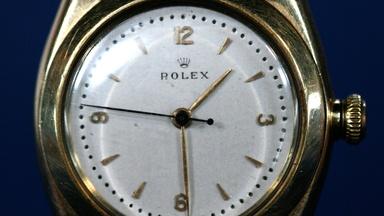 Appraisal: Rolex "Bubbleback" Watch, ca. 1940