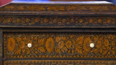 Appraisal: Regency Decoupage Jewel Cabinet, ca. 1810