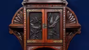Appraisal: 1884 Cincinnati-Carved Curio Cabinet