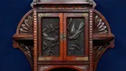 Appraisal: 1884 Cincinnati-Carved Curio Cabinet