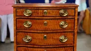 Appraisal: Miniature Serpentine Chest, ca. 1815