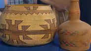 Appraisal: Tlingit Bottle & Hupa Basket, ca. 1900