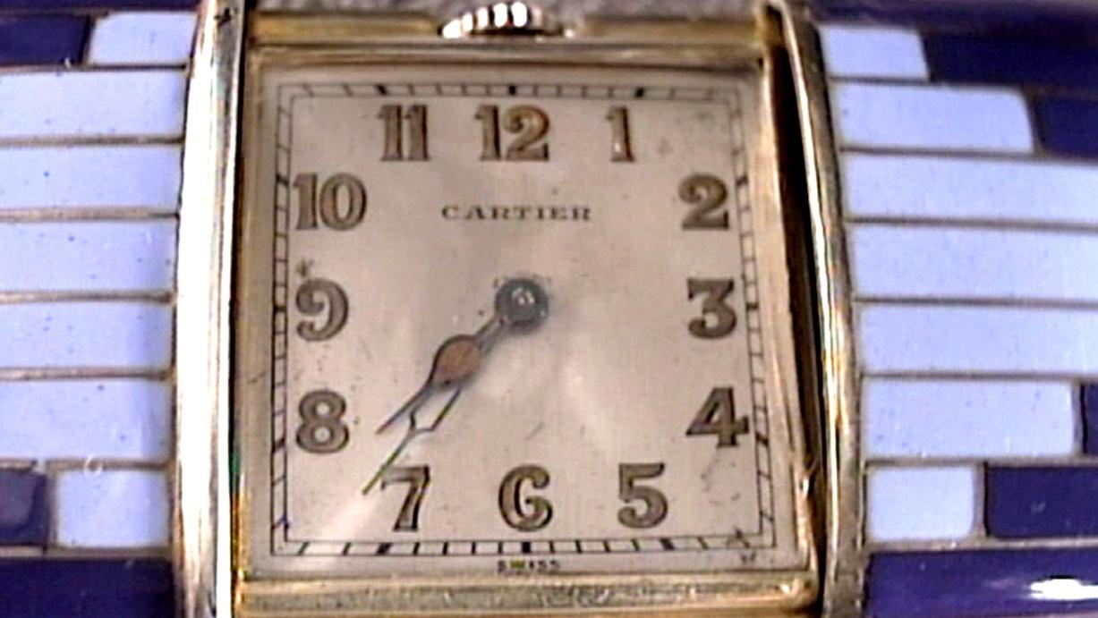 Appraisal Clara Bow Anklet Cartier Watch and Note Watch on PBS