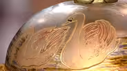 Appraisal: Art Nouveau Swan Lamp, ca. 1890