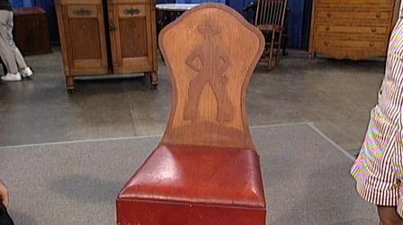 Video thumbnail: Antiques Roadshow Appraisal: Thomas Molesworth Chair, ca. 1950