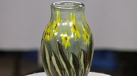 Video thumbnail: Antiques Roadshow Appraisal: Tiffany Aquamarine Glass Vase