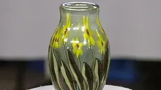 Appraisal: Tiffany Aquamarine Glass Vase