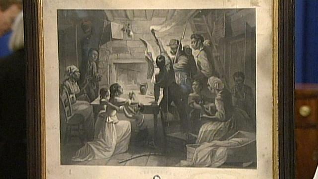 Appraisal: 1864 Emancipation Announcement Print