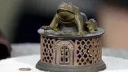 Appraisal: J & E Stevens Co. Frog Bank, ca. 1875