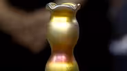Appraisal: Fake Tiffany Vase & Paperweight