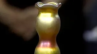 Appraisal: Fake Tiffany Vase & Paperweight