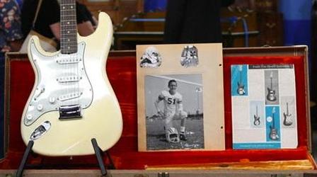 Video thumbnail: Antiques Roadshow Appraisal:1962 Left-handed Olympic White Fender Stratocaster