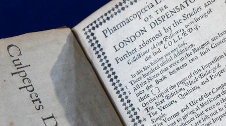 Video thumbnail: Antiques Roadshow Appraisal: 1659 Nicholas Culpeper