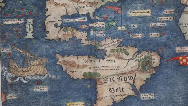Appraisal: Munster Map of North & South America, ca. 1560