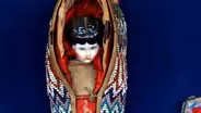 Appraisal: 1885 Kiowa Beaded Toy Baby Carrier