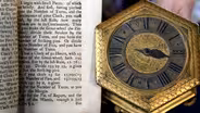 Appraisal: German Gilt Table Clock with Book, ca. 1700