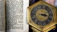 Appraisal: German Gilt Table Clock with Book, ca. 1700