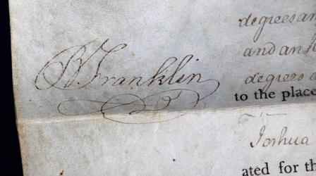 Video thumbnail: Antiques Roadshow Appraisal: 1787 Ben Franklin Signed Land Grant