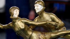 Video thumbnail: Antiques Roadshow Appraisal: Art Deco Bronze & Ivory Sculpture, ca. 1930
