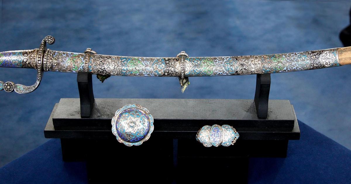 Antiques Roadshow Appraisal Jeweled Caucasian Presentation Sword