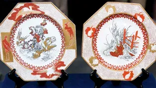 Appraisal: Jules Vieillard Japonesque Faience Plates &...