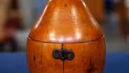 Appraisal: English Pear-Form Tea Caddy, ca. 1810