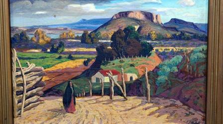 Video thumbnail: Antiques Roadshow Appraisal: Fremont F. Ellis Oil Landscape, ca. 1935