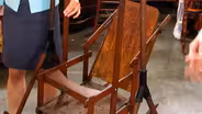 Appraisal: Child's Oak Bouncy Seat, ca. 1905