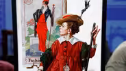Appraisal: 1919 Rockwell "The Little Model" Oil Painting