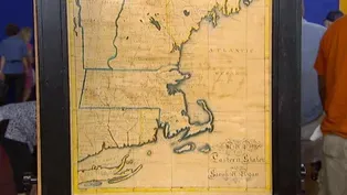 Appraisal: 1833 School Girl Map of New England 