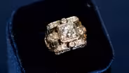 Appraisal: Diamond, Platinum & Gold Ring, ca. 1940