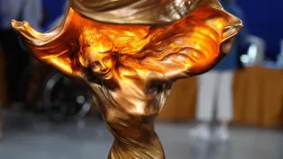Appraisal: Raoul Larche Loie Fuller Lamp