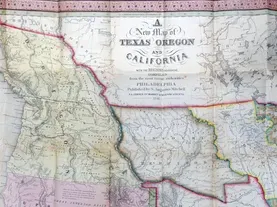 Appraisal: 1846 Map of Western America