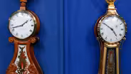 Appraisal: Elmer Stennes Wall Clocks, ca. 1970