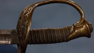 Appraisal: Bullet-Struck Civil War Sword and Letter