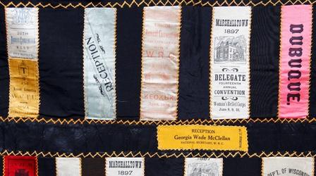 Video thumbnail: Antiques Roadshow Appraisal: Woman's Relief Corps Ribbon Quilt, ca. 1900