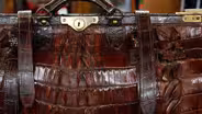 Appraisal: Austrian Crocodile Valise, ca. 1900