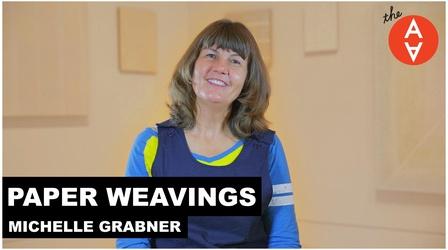 Video thumbnail: The Art Assignment Paper Weavings - Michelle Grabner