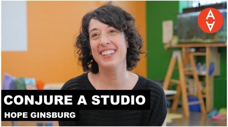 Video thumbnail: The Art Assignment Conjure a Studio - Hope Ginsburg