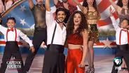 The cast of the Broadway musical On Your Feet!