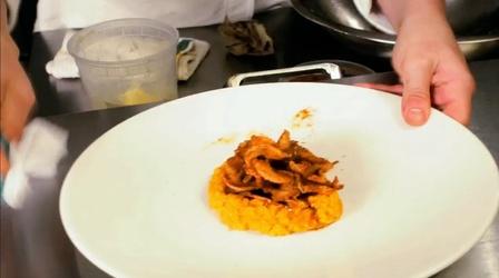 Video thumbnail: A Chef's Life Sweet Potatoes with Spiced Cracklins and Maple Vinegar