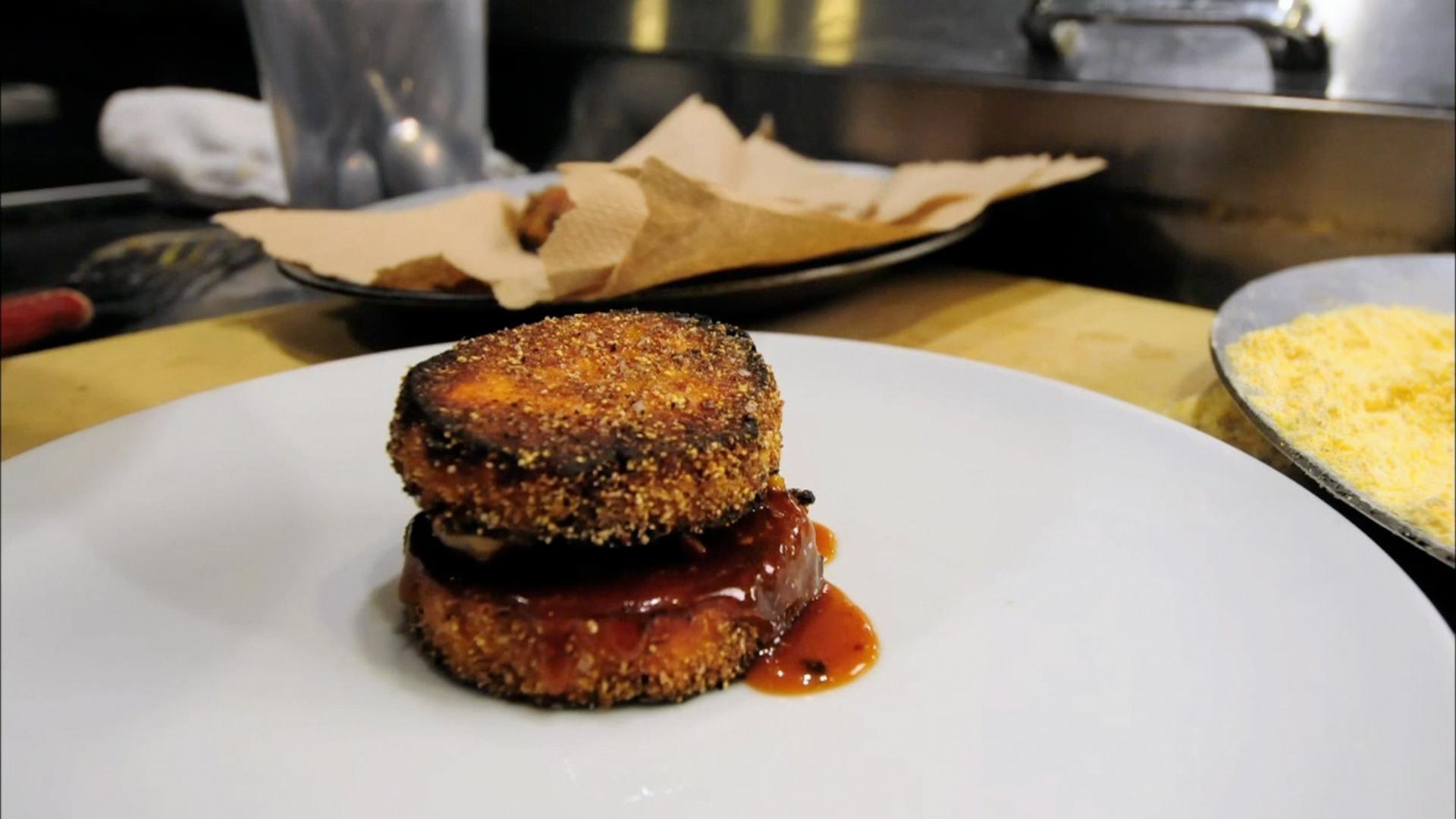 Candied Yams with BaconPecan Syrup A Chef's Life NJ PBS